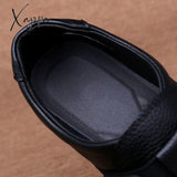 Xajzpa - New Summer Sandals Men’s Fashion All-Match Soft Bottom Leather Non-Slip Breathable