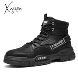 Xajzpa - New Tactical Boots Mens Nonslip Safety Boot Work Outdoor Hiking Men Motorcycle Shoes