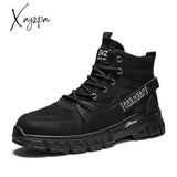 Xajzpa - New Tactical Boots Mens Nonslip Safety Boot Work Outdoor Hiking Men Motorcycle Shoes