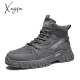 Xajzpa - New Tactical Boots Mens Nonslip Safety Boot Work Outdoor Hiking Men Motorcycle Shoes