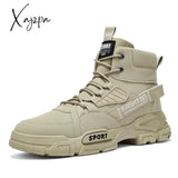 Xajzpa - New Tactical Boots Mens Nonslip Safety Boot Work Outdoor Hiking Men Motorcycle Shoes