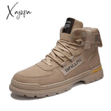 Xajzpa - New Tactical Boots Mens Nonslip Safety Boot Work Outdoor Hiking Men Motorcycle Shoes