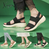 Xajzpa - New Thick Sole Sandals Lightweight Anti Slip Comfortable Casual Sports Women Shoes Beach