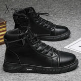 Xajzpa - New Trend Men’s Martin Boots Fashionable And Comfortable Warm Shoes All-Match Casual