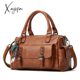 Xajzpa - New Women Leather Handbags Female Pu Cross Body Shoulder Bags Fashion Tote Bag Bolsas