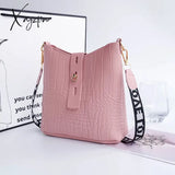 Xajzpa - New Women Messenger Bags Crocodile Pu Leather Female Crossbody Shoulder Hand For High