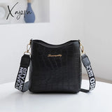 Xajzpa - New Women Messenger Bags Crocodile Pu Leather Female Crossbody Shoulder Hand For High