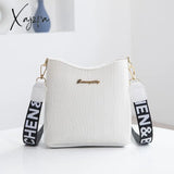 Xajzpa - New Women Messenger Bags Crocodile Pu Leather Female Crossbody Shoulder Hand For High