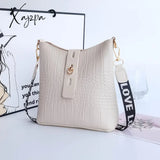 Xajzpa - New Women Messenger Bags Crocodile Pu Leather Female Crossbody Shoulder Hand For High