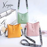 Xajzpa - New Women Messenger Bags Crocodile Pu Leather Female Crossbody Shoulder Hand For High