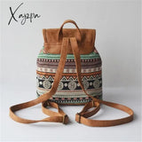 Xajzpa - New Women Printing Backpack Canvas School Bags For Teenagers Shoulder Bag Travel Bagpack