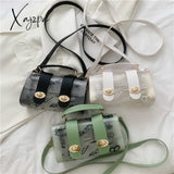 Xajzpa - New Women Shoulder Bag Pvc Transparent Graffiti Messenger Female Small Designer Handbag