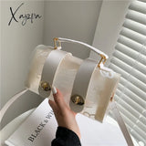 Xajzpa - New Women Shoulder Bag Pvc Transparent Graffiti Messenger Female Small Designer Handbag