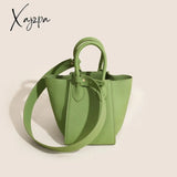 Xajzpa - New Women’s Bag Luxury Messenger Bucket Underarm Leather All-Match Shoulder Handbag