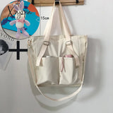 Xajzpa - New Women’s Bag Shopper Simple Fashion Zipper Handbags Nylon Waterproof Large Capacity