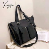 Xajzpa - New Women’s Bag Shopper Simple Fashion Zipper Handbags Nylon Waterproof Large Capacity