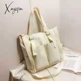 Xajzpa - New Women’s Bag Shopper Simple Fashion Zipper Handbags Nylon Waterproof Large Capacity