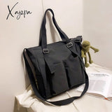 Xajzpa - New Women’s Bag Shopper Simple Fashion Zipper Handbags Nylon Waterproof Large Capacity