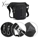 Xajzpa - Nylon Leg Drop Bag Fanny Waist Pack For Men Motorcycle Rider Travel Assault Male Cross