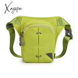 Xajzpa - Nylon Leg Drop Bag Fanny Waist Pack For Men Motorcycle Rider Travel Assault Male Cross