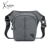 Xajzpa - Nylon Leg Drop Bag Fanny Waist Pack For Men Motorcycle Rider Travel Assault Male Cross