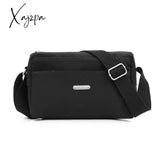 Xajzpa - Nylon Women Shoulder Bags Casual Female Handbags Solid Color Travel Crossbody Bag For