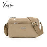 Xajzpa - Nylon Women Shoulder Bags Casual Female Handbags Solid Color Travel Crossbody Bag For