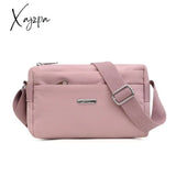 Xajzpa - Nylon Women Shoulder Bags Casual Female Handbags Solid Color Travel Crossbody Bag For