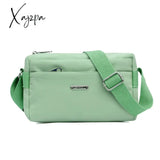 Xajzpa - Nylon Women Shoulder Bags Casual Female Handbags Solid Color Travel Crossbody Bag For