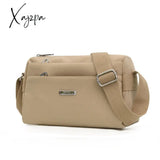 Xajzpa - Nylon Women Shoulder Bags Casual Female Handbags Solid Color Travel Crossbody Bag for Women Simple Ladies Wallet Retro Handbag