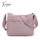 Xajzpa - Nylon Women’s Shoulder Bag Female Crossbody Bag Ladies Messenger Lavender