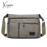 Xajzpa - Outdoor Leisure Retro Business Bag High Capacity Canvas Simple Version Shoulder Bag