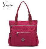 Xajzpa - Oversized Bag 2023 European American Style Women Large Capacity Shoulder Waterproof Nylon