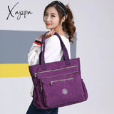 Xajzpa - Oversized Bag 2023 European American Style Women Large Capacity Shoulder Waterproof Nylon