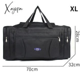 Xajzpa - Oxford Waterproof Men Travel Bags Hand Luggage Big Bag Business Large Capacity Weekend
