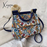 Xajzpa - Painting Tiger Graffiti Printed Female Bag Famous Cartoon Designer Purses And Handbag 2023