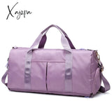 Xajzpa - Personalized Duffel Bag Embroidered Sports Gym Travel With Wet Dry Pockets & Shoe