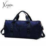 Xajzpa - Personalized Duffel Bag Embroidered Sports Gym Travel With Wet Dry Pockets & Shoe