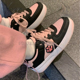 Xajzpa - Pink Japanese Platform Flat Vulcanize Korean Women’s Sneakers New Sports Shoes Running