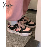 Xajzpa - Pink Japanese Platform Flat Vulcanize Korean Women’s Sneakers New Sports Shoes Running