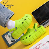 Xajzpa - Platform Slippers Summer Women’s Sandals 7Cm Wedges Ladies Outdoor Clogs Thick Street