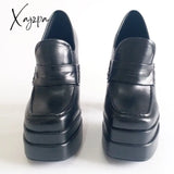 Xajzpa - Plus Size Super High Heel Platform Shoes