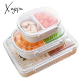 Xajzpa - Portable 3 Compartments Bento Boxes Microwave Food Storage Container Lunchbox Children