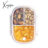 Xajzpa - Portable 3 Compartments Bento Boxes Microwave Food Storage Container Lunchbox Children