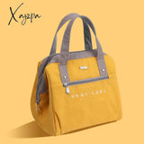Xajzpa - Portable Lunch Bag For Women Solid Color Large Capacity Thermal Food Storage Bags Office