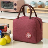 Xajzpa - Portable Lunch Bag New Thermal Insulated Box Tote Cooler Handbag Bento Pouch Dinner