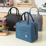 Xajzpa - Portable Lunch Bag New Thermal Insulated Box Tote Cooler Handbag Bento Pouch Dinner