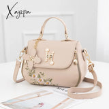 Xajzpa - Pu Leather Crossbody Shoulder Bags Women’s Handmade Embroidery Multifunctional Handbags