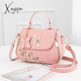 Xajzpa - Pu Leather Crossbody Shoulder Bags Women’s Handmade Embroidery Multifunctional Handbags