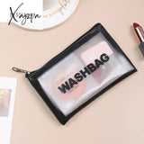 Xajzpa - Pu Women Travel Storage Bag Cosmetic Makeup Organizer Bags Waterproof Washbag Transparent